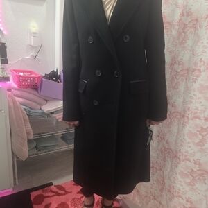 Ralph Lauren Elegant Black Trench Coat